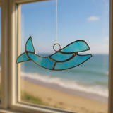 Whale Stained Glass