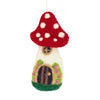Rose Mushroom House Ornament