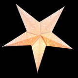 Silver Bramble Paper Star Lantern