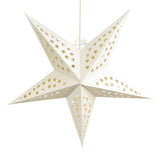 White Punch Paper Star Lantern