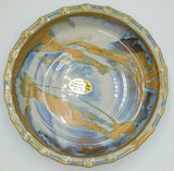 Liscom Hill Pottery - Mels Orange Pie Plate