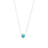 Turquoise Floating Bead Necklace