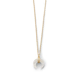 Mother Of Pearl Crescent Necklace