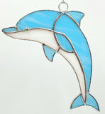 Dolphin Stained Glass