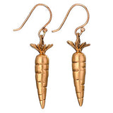 Copper Carrot Earrings