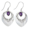 Amethyst and Mother Of Pearl Earrings
