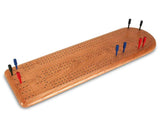 Three Track Cribbage Board - Cherry