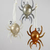 Glittered Spider Ornaments