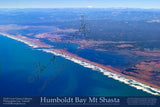 Gary Todoroff Photography - Humboldt Bay looking to Mount Shasta Poster