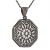 Necklace - Etched Silver Locket