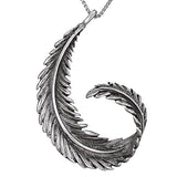 Necklace - Silver Feather