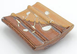 Liscom Hill Pottery - Terracotta and Persimmon Soap DIsh
