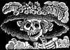 Day Of The Dead T-Shirt - Catrina Short Sleeved