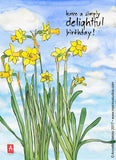 Makino Studios Card - Daffodil Birthday