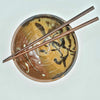Liscom Hill Pottery - Woo Blue Landscape Chopstick Bowl