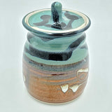 Liscom Hill Pottery - Seafoam Landscape Jam Pot