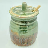 Liscom Hill Pottery - Redwood Honey Pot