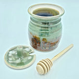 Liscom Hill Pottery - Redwood Honey Pot