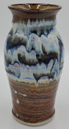 Liscom Hill Pottery - Black and Blue Landscape Vase