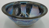 Liscom Hill Pottery - Black and Blue Lip-Edge Cereal Bowl