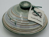 Liscom Hill Pottery - Seafoam and Teal Garlic Roaster
