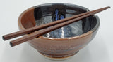 Liscom Hill Pottery - Persimmon Chopstick Bowl