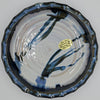 Liscom Hill Pottery - Black and Blue Pie Plate