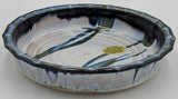 Liscom Hill Pottery - Black and Blue Pie Plate