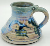 Liscom Hill Pottery - Seafoam and Teal Motion Mug
