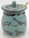 Liscom Hill Pottery - Seafoam Honey Pot