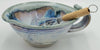 Liscom Hill Pottery - Seafoam and Teal Whip Bowl