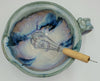 Liscom Hill Pottery - Seafoam and Teal Whip Bowl