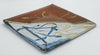 Liscom Hill Pottery - Black and Blue Landscape Square Plate