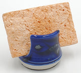 Liscom Hill Pottery - Cobalt Sponge Holder