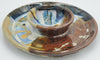 Liscom Hill Pottery - Black and Blue Landscape Chip and Dip