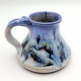 Liscom Hill Pottery - Black and Blue with Cobalt Motion Mug