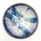 Liscom Hill Pottery - Black and Blue Serving Bowl