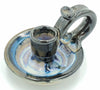 Liscom Hill Pottery - Black and Blue Candle Holder