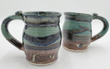 Liscom Hill Pottery - Seafoam Landscape Mug