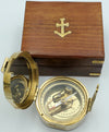 Brass Compass with Box