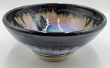 Liscom Hill Pottery - Black and Blue Serving Bowl