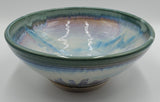 Liscom Hill Pottery - Seafoam and Teal Serving Bowl