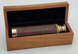 Leather and Brass Telescope