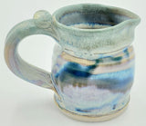 Liscom Hill Pottery - Small Seafoam and Teal Creamer Pitcher