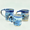 Liscom Hill Pottery - Black and Blue with Cobalt Mug