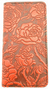 Leather Smartphone Wallet - Roses