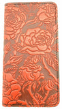 Leather Smartphone Wallet - Roses