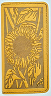 Leather Smartphone Wallet - Sunflower
