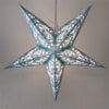 Paisley Space Turquoise Paper Star Lantern