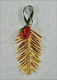 Redwood Leaf and Cone Ornament